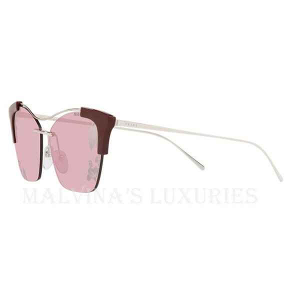 PRADA SUNGLASSES SPR21U 57 TAMPO IBISCUS LENS LIGHT VIOLET BORDEAUX BUTTERFLY main image 5